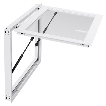 Food Truck Concession Window 36x24 In – Aluminum Frame, Awning