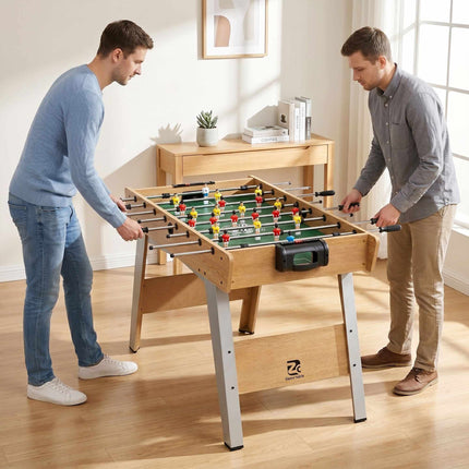 Foosball Table with 22 Players, Anti-Slip Handles, 121x87x77cm