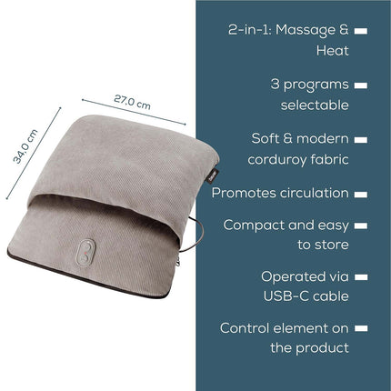 Foot Massager and Warmer 2-in-1 Device