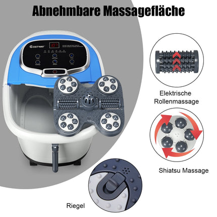 Foot Spa Bath Massager with Shiatsu and Heat Control