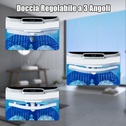 Foot Spa Massager, 500W Infrared Heat, 6 Rollers