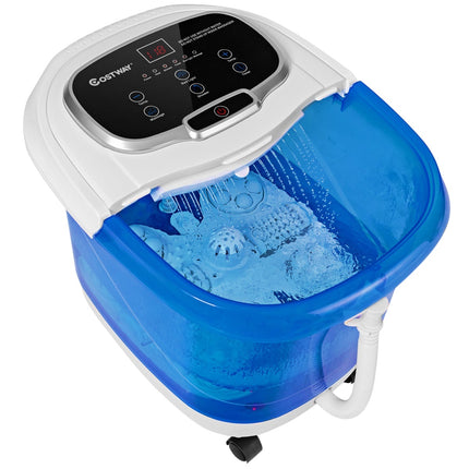 Foot Spa Massager, 500W Infrared Heat, 6 Rollers