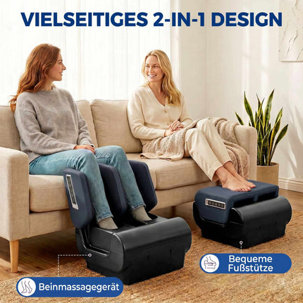 Foot and Leg Massager With Heat, Air Compression, Timer