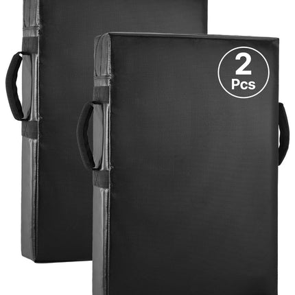 Football Blocking Dummy 24x16 in, Handle Kick Shield, 2-Pack