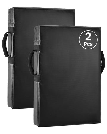 Football Blocking Dummy 24x16 in, Handle Kick Shield, 2-Pack