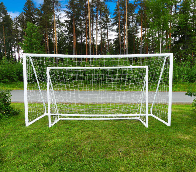 Football Goal 370x180 cm, Durable uPVC Frame