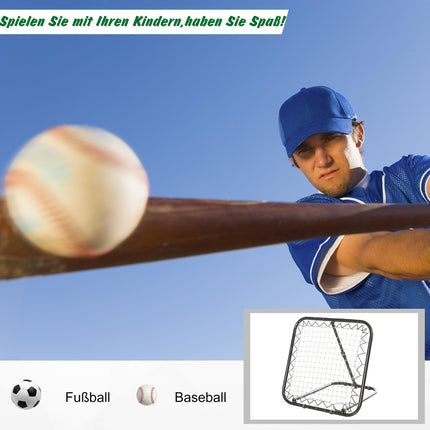 Football Kickback Rebounder, adjustable levels, 78x84x65 cm