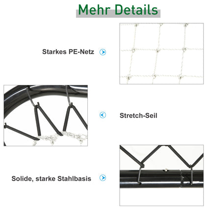 Football Kickback Rebounder, adjustable levels, 78x84x65 cm