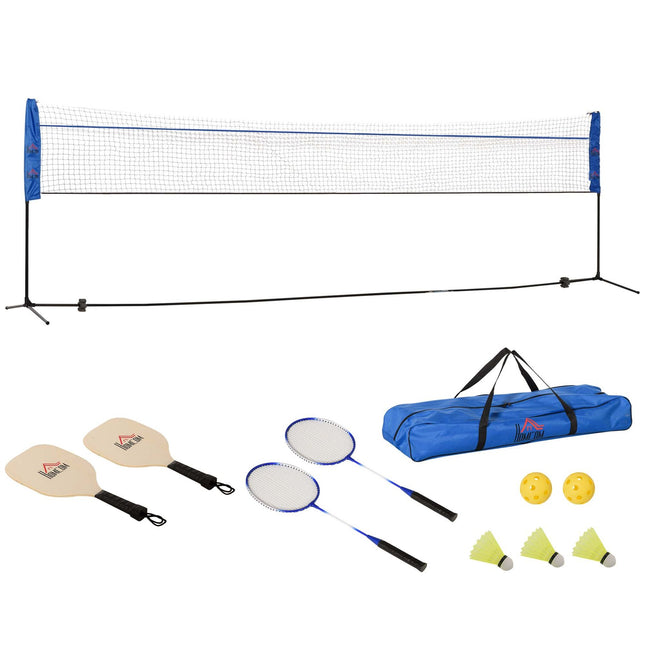 Football Rebounder Wall, Adjustable Steel Frame, Black