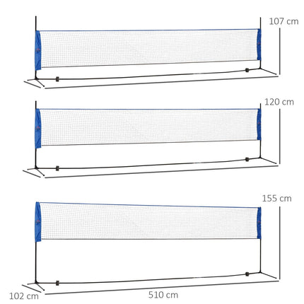 Football Rebounder Wall, Adjustable Steel Frame, Black