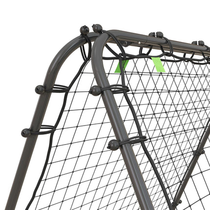 Football Rebounder Net - Double sided, adjustable steel