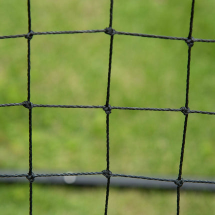 Football Rebounder Wall Net, Metal & PE, 96x80x96 cm