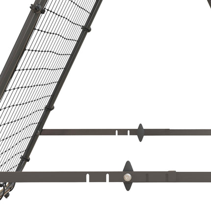 Football Rebounder Net - Double sided, adjustable steel