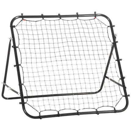 Football Rebounder Wall Net, Metal & PE, 96x80x96 cm