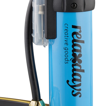 Foot pump with pressure gauge