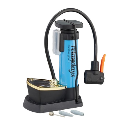 Foot pump with pressure gauge