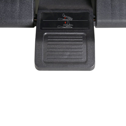 Adjustable footrest - 3 heights, black, 45x34cm