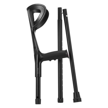 Forearm Crutches, Folding Adjustable Aluminum, 350 lb Pair