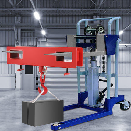 Forklift Lifting Hook Attachment, 4400 lb Swivel Hook