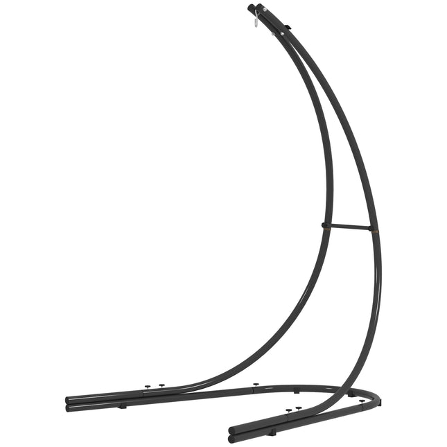 C-Shape hanging chair frame in metal, indoor/outdoor, capacity 150 kg