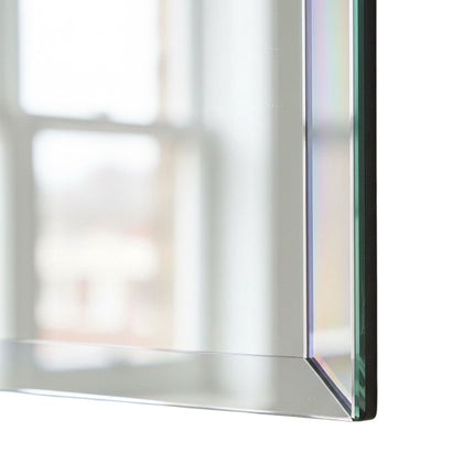 Frameless Bevelled Wall Mirror, 40 x 50 cm, Glass
