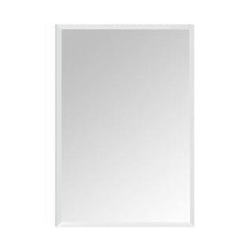 Frameless Bevelled Wall Mirror, 50 x 70 cm