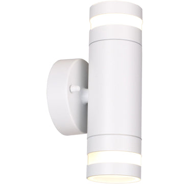 Fredrik II Wall light 2xGU10 socket IP44 White