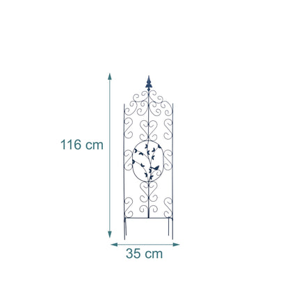 Free-Standing Metal Trellis for Climbing Plants