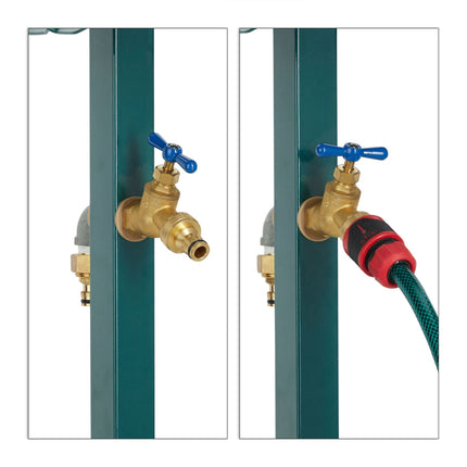 Free-Standing Tap with Hose Pipe Holder