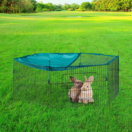 Free range fenced with netting