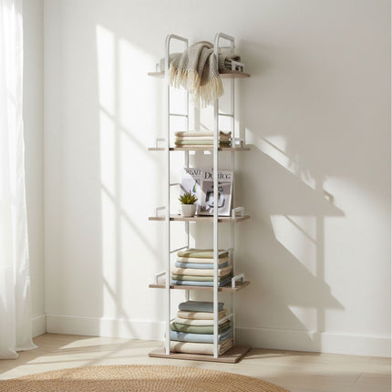 Freestanding 5-Tier Shelf for Living Room, Kitchen