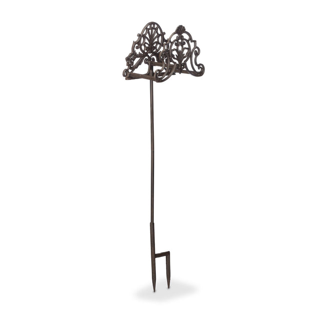 Freestanding Cast Iron Garden Hose Holder