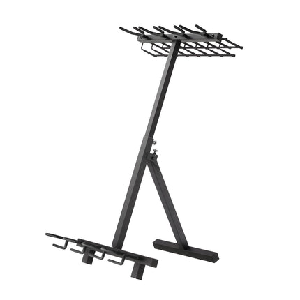Freestanding Folding Gun Rack, Holds 4 Rifles and 7 Pistols