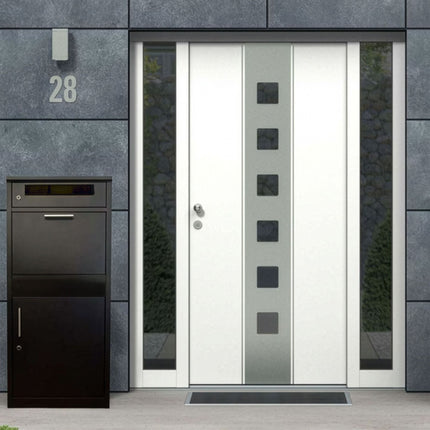 Freestanding Parcel Letterbox with Lockable Compartments