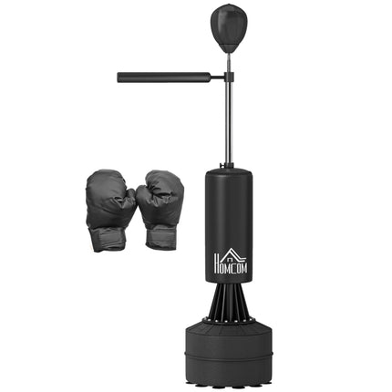 Freestanding Punching Bag with Speedball, Adjustable 155-205cm