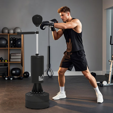 Freestanding Punching Bag with Speedball, Adjustable 155-205cm