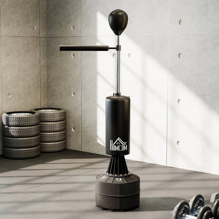 Freestanding Punching Bag with Speedball, Adjustable 155-205cm