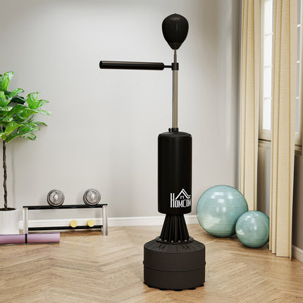 Freestanding Punching Bag with Speedball, Adjustable 155-205cm