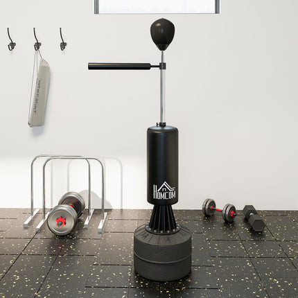 Freestanding Punching Bag with Speedball, Adjustable 155-205cm