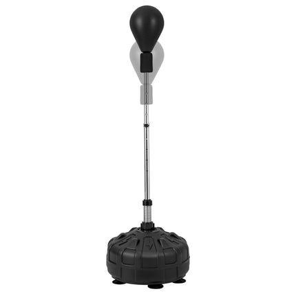 Freestanding Reflex Punching Bag, Adjustable Height, Gloves