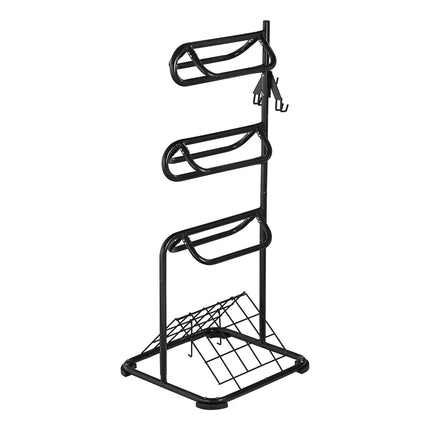 Freestanding Saddle Rack, 3-Tier Rotating, 30 x 30 x 68.5 in