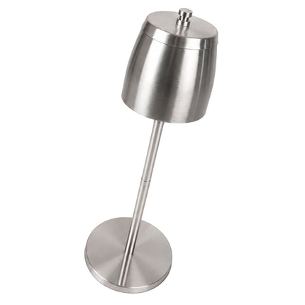 Freestanding Stainless Steel Ashtray, Adjustable Height
