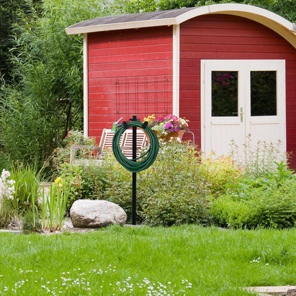 Freestanding hose holder