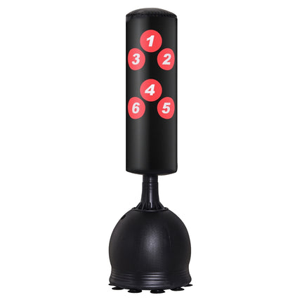 Freestanding punching bag 165cm, Heavy Duty, suction base