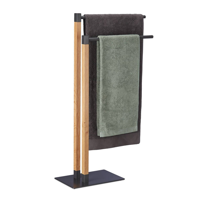 Freestanding towel rack
