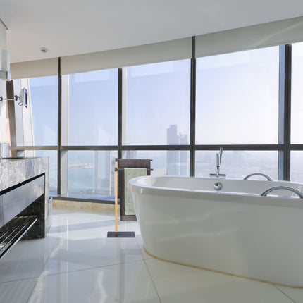 Freestanding towel rack