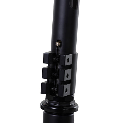 Freestyle stunt scooter with 100 mm PU wheels, black