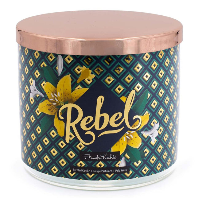 Frida Kahlo Scented Candle – Artistic Glass Design