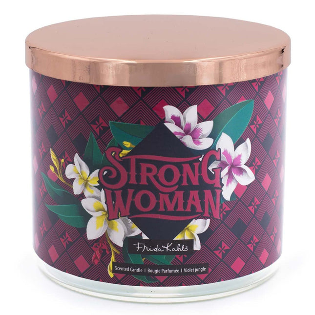 Frida Kahlo Scented Candle – Artistic Glass Design