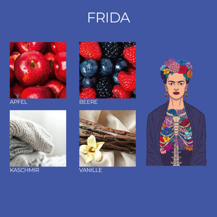 Frida Kahlo Scented Candle – Artistic Glass Design